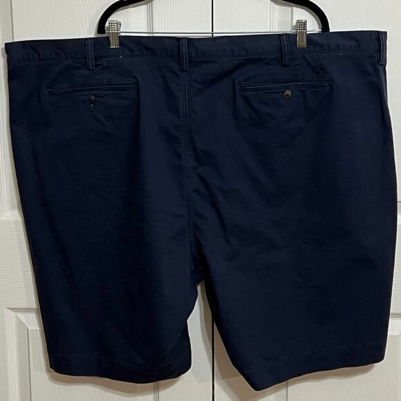 POLO Ralph Lauren Stretch Classic Fit Chino Shorts Sz 52B. Navy twill. 5 pockets - Picture 2 of 8